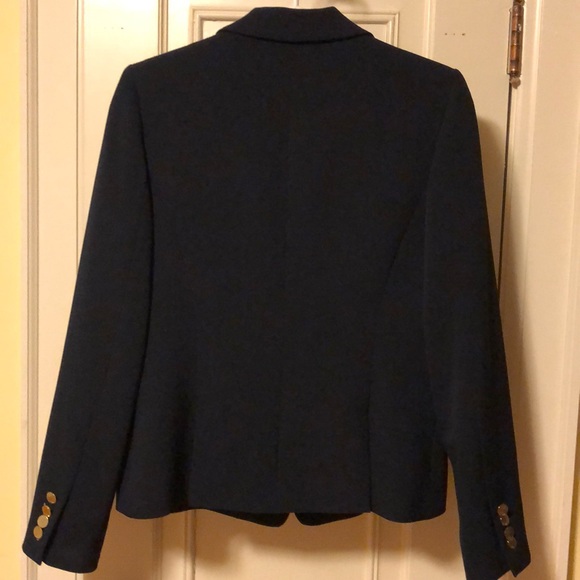 Anne Klein Midnight Navy Classic Blazer - Picture 2 of 5